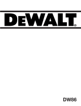 DeWalt DW86 Manual do proprietário