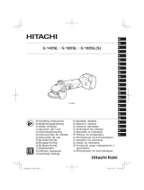 Hitachi G 18DSL Instruções de operação
