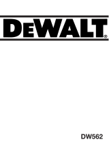 DeWalt DW562 Manual do usuário