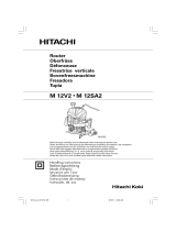 Hitachi M 12V2 Manual do proprietário