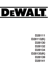 DeWalt D28130 T 1 Manual do proprietário