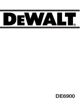 DeWalt DE6900 Manual do usuário