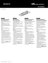 Sony CKL-NWS630 Manual do proprietário