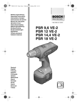 Bosch PSR 9,6 VE-2 Manual do proprietário