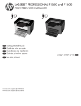 HP LaserJet Pro P1606 Printer series Manual do proprietário