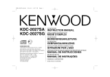 Kenwood KDC-2027SA Manual do usuário