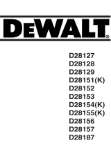 DeWalt D28187 Manual do usuário
