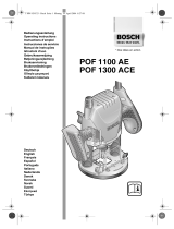 Bosch POF1100AE Manual do proprietário