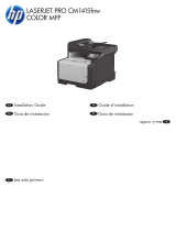 HP LaserJet Pro CM1415 Color Multifunction Printer series Guia de instalação