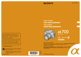 Sony DSLR-A700K Manual do usuário