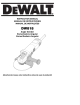 DeWalt DW818 Manual do usuário