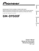 Pioneer GM-D9500F Manual do usuário