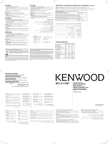 Kenwood KFC-X1730P Manual do proprietário