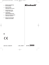 EINHELL BT-PG 2000 Manual do proprietário