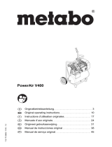Metabo PowerAir V 400 Instruções de operação