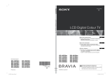 Sony KDL-26P3000 Instruções de operação