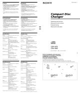 Sony CDX-616 Manual do proprietário