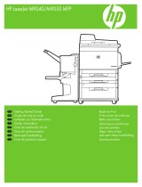 HP LaserJet M9040/M9050 Multifunction Printer series Manual do usuário