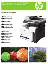 HP Color LaserJet CM3530 Multifunction Printer series Manual do usuário