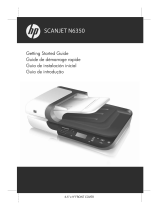 HP Scanjet N6350 Networked Document Flatbed Scanner Guia rápido