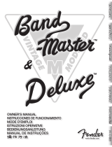 Fender Band-Master Deluxe Manual do usuário