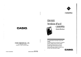 Casio E-200I Manual do usuário