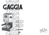 Gaggia Classic Manual do usuário