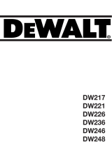 DeWalt DW236 Manual do usuário