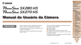 Canon PowerShot SX280 HS Manual do usuário