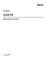 NEC U321Hi (Multi-Pen) Manual do proprietário
