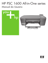 HP PSC 1600 All-in-One Printer series Manual do usuário