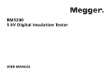 Megger BM5200 Manual do usuário
