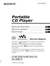 Sony D-NE301CK Manual do usuário