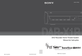 Sony DAR-X1R Instruções de operação