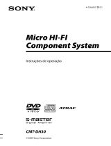 Sony CMT-DH30 Instruções de operação