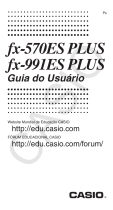 Casio fx-991ES PLUS Manual do usuário
