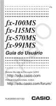Casio fx-991MS Manual do usuário
