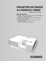 Casio XJ-H2600, XJ-H2650 Manual do usuário