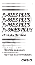 Casio fx-350ES PLUS Manual do usuário