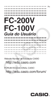 Casio FC-100V, FC-200V Manual do usuário