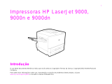 HP LaserJet 9000 Printer series Guia de usuario