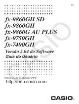 Casio fx-9750GII Manual do usuário