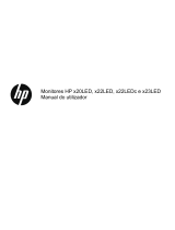 HP 21 inch Flat Panel Monitor series Manual do proprietário
