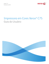 Xerox Color C75 Guia de usuario