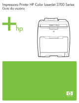 HP Color LaserJet 2700 Printer series Guia de usuario
