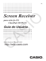Casio Screen Receiver Manual do usuário