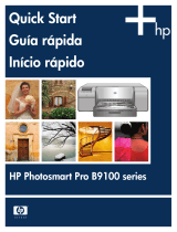 HP Photosmart Pro B9180 Printer series Guia rápido