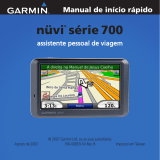 Garmin Nüvi 750 Manual do proprietário