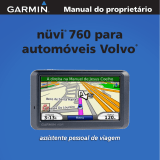 Garmin Nüvi 760 for Volvo Cars Manual do usuário