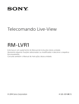 Sony RM-LVR1 Instruções de operação
